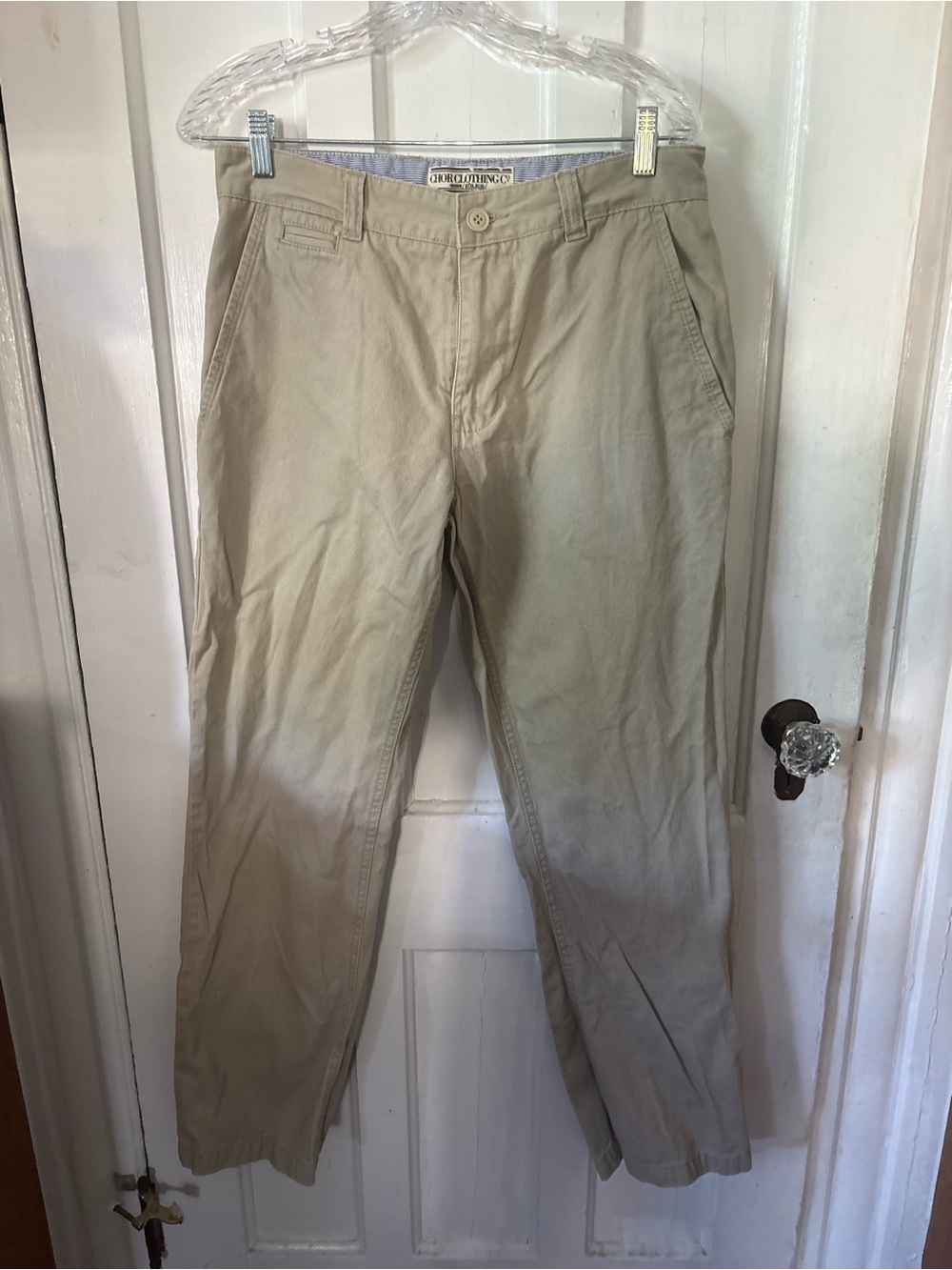 Chor Men's Tan Chino Pants